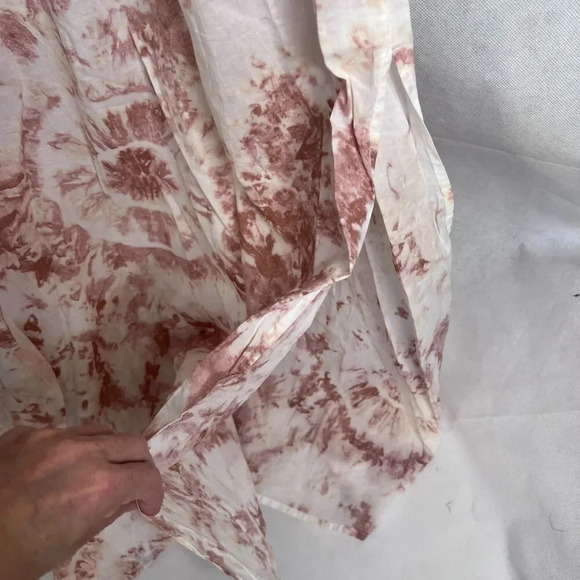 Venus NWT Off Shoulder Neutral Tie Dye Boho Blouson Maxi Dress‎ Size M - Picture 7 of 13